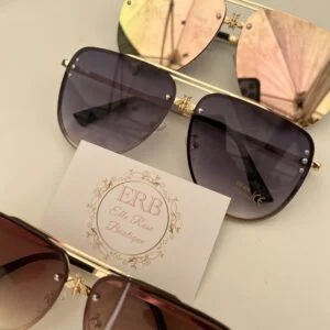 Small Bee in Middle Sunglasses