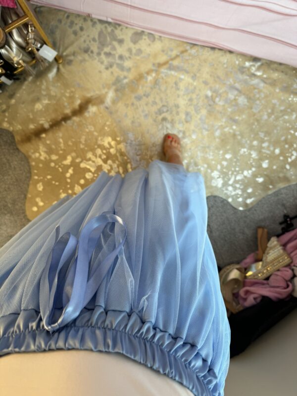 ‘Tasmin’ Tulle Skirt Blue - Image 3