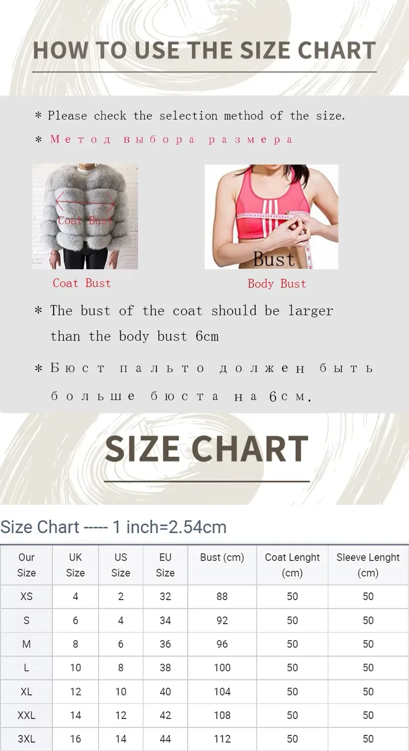 DIAMOND Real Fox Fur Coat- 5 row - Image 15
